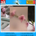3-12 мм Розовое матовое стекло с AS / NZS2208: 1996